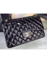 Fake Chanel Classic Flap Bag Original Patent Leather CHA7212 Black HY11712xE84