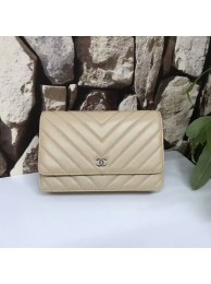 Fake Chanel Classic Flap Bags Camel Original Sheepskin Leather 33815 Silver HY4593xR88