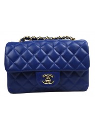 Fake Chanel Classic MINI Flap Bag CF1119 Royal Sheepskin Leather Gold HY951pE71