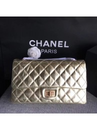 Fake Chanel Flap Shoulder Bag Gold Original Calfskin Leather 277 Gold HY6050Iw51
