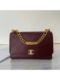 Fake Chanel Flap Shoulder Bag Original leather AS2764 Wine HY25409yQ90