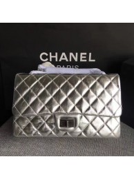 Fake Chanel Flap Shoulder Bag Silver Original Calfskin Leather 277 Silver HY19934yQ90