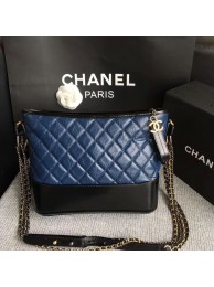 Fake Chanel Gabrielle Shoulder Bag Original Calfskin Leather A93842 Blue HY11904yQ90