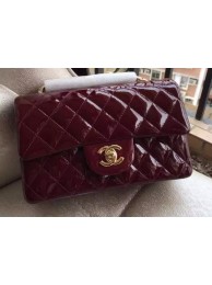 Fake Chanel mini Classic Flap Bag Original Patent A1116 Burgundy HY23509Sq37