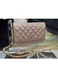 Fake Chanel mini Flap Bag Cannage Pattern A8373 Grey HY17673bz90
