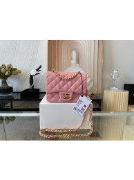 Fake Chanel MINI Flap Bag Original Sheepskin Leather 1115 pink HY1127xE84