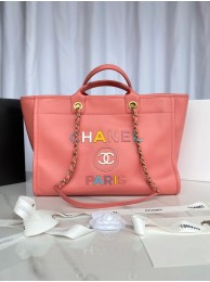 Fake Chanel Original Leather Shopping Bag 66941 pink HY2459GR32