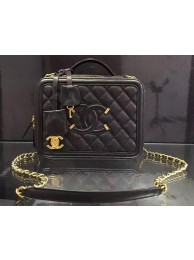 Fake Chanel Shoulder Bag Original Calfskin Leather CHA6678 Black HY19404Hj78