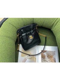 Fake Chanel SMALL Lambskin Shoulder Bag SS2088 black HY5377lF58