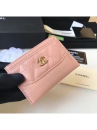 Fake Cheap Chanel classic wallet Calfskin & Gold-Tone Metal A84368 pink HY20055Kt89