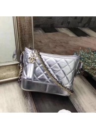 Fake Cheap Chanel Gabrielle Shoulder Bag Original Sheepskin Leather A93841 Silver HY21150Kt89