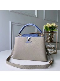 Fake Cheap Louis vuitton CAPUCINES M42259 Bleu Gris HY13850Kt89