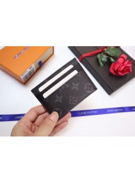 Fake Cheap Louis Vuitton Monogram Canvas CARD HOLDER M61733 black HY26260Kt89