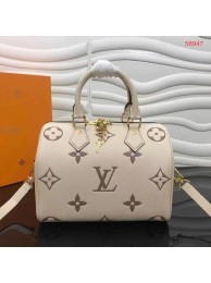 Fake Cheap Louis Vuitton SPEEDY BANDOULIERE 25 M58947 Cream HY14945Kt89