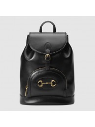 Fake Gucci 1955 Horsebit backpack 620849 black HY21027Qv16