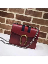 Fake Gucci Dionysus Lichee Pattern Mini Shoulder Bag 421970 Red HY7084Sq37