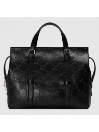 Fake Gucci GG embossed tote bag 625774 Black HY7225kw88