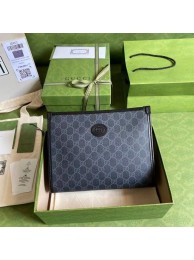 Fake Gucci GG Marmont pouch 672956 black HY18435tu77