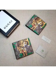 Fake Gucci GG Supreme Canvas Wallet 451465 Tiger brown HY8608xR88