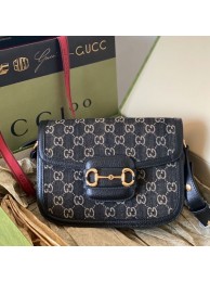 Fake Gucci Horsebit 1955 shoulder bag 602204 Black HY16606uQ71