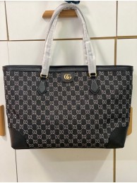 Fake Gucci Ophidia medium tote with Web 631685 Black HY26855Iw51