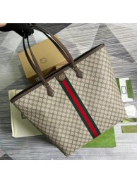 Fake Gucci Ophidia series large GG Tote Bag 680127 brown HY16975tu77