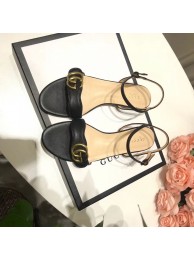 Fake Gucci Sandals Shoes 1CM 7CM 10CM Heels GG6326 Black Shoes HY26547lF58