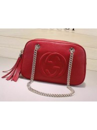 Fake Gucci Soho Shoulder Bags 308983 Red HY11160Iw51