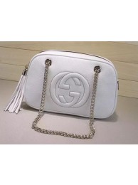 Fake Gucci Soho Shoulder Bags 308983 White HY21029yQ90