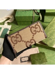 Fake Gucci Zip around wallet with Interlocking G 699316 brown HY762xE84