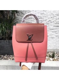 Fake Louis Vuitton 2018 Spring-Summer LOCKME BACKPACK M41815 Pink HY6980ny77
