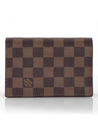 Fake Louis Vuitton Damier Ebene Canvas Passport Wallet N60180 HY10405tu77