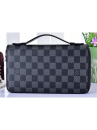 Fake Louis Vuitton Damier Gaphite Canvas ZIPPY XL WALLET N41503 HY6386uQ71