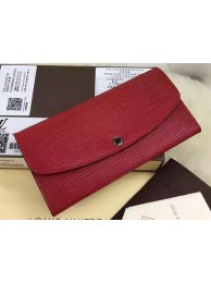 Fake Louis Vuitton Epi Leather EMILIE WALLET M60852 Coquelicot HY15880tu77