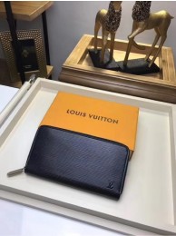 Fake Louis Vuitton EPI leather Zippy Wallet 67267 black HY4777xE84