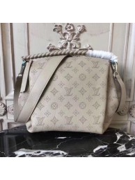 Fake Louis Vuitton Mahina Leather BABYLONE CHAIN BB M51223 OffWhite HY18796uQ71