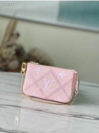 Fake Louis Vuitton MINI POCHETTE ACCESSOIRES M81140 pink HY11284Lh27