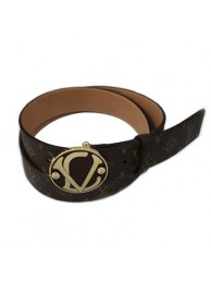 Fake Louis Vuitton Monogram Belts 6979 Coffee Belts HY25030Iw51