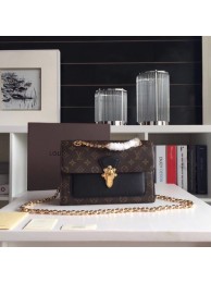 Fake Louis Vuitton Monogram Canvas VICTOIRE M41730 Black HY14420tu77