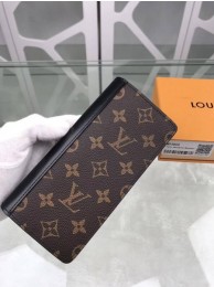 Fake Louis Vuitton Monogram Macassar Canvas Tanon Wallet M93800 HY23479eZ32