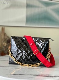 Fake Louis Vuitton Monogram Vernis COUSSIN MM M57783 black HY4239yQ90