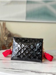 Fake Louis Vuitton Monogram Vernis COUSSIN PM M57793 black HY23573xR88