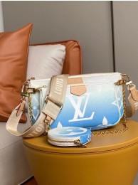 Fake Louis Vuitton MULTI POCHETTE ACCESSOIRES M57633 Blue HY19859Sq37
