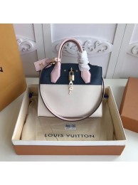 Fake Louis Vuitton Original Leather CITY STEAMER Mini M55062 Black&White HY2222xE84