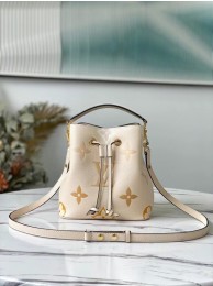Fake Louis Vuitton Original Leather NEONOE BB M45716 Cream&Saffron HY6551QF99