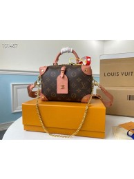 Fake Louis vuitton original leather PETITE MALLE SOUPLE M45531 Peach HY9780kw88