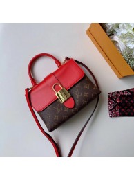 Fake Louis vuitton original LOCKY BB M44080 Coquelicot Red HY22646RY48
