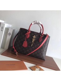 Fake Louis Vuitton Original Monogram Canvas Original TOTE FLEUR 43551 Red HY3466uQ71