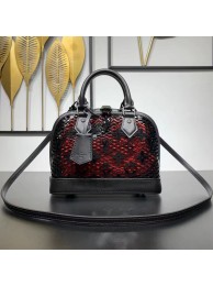 Fake Louis Vuitton Patent calfskin Alma MM M20585 Black&Red HY9301EQ38