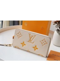 Fake Louis Vuitton ZIPPY WALLET M80403 Cream&Saffron HY7157Qv16